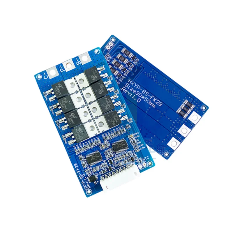 24V 8S 25A BMS Balanced Lifepo4แบตเตอรี่ Protetcion สำหรับ18650 21700 32650แบตเตอรี่