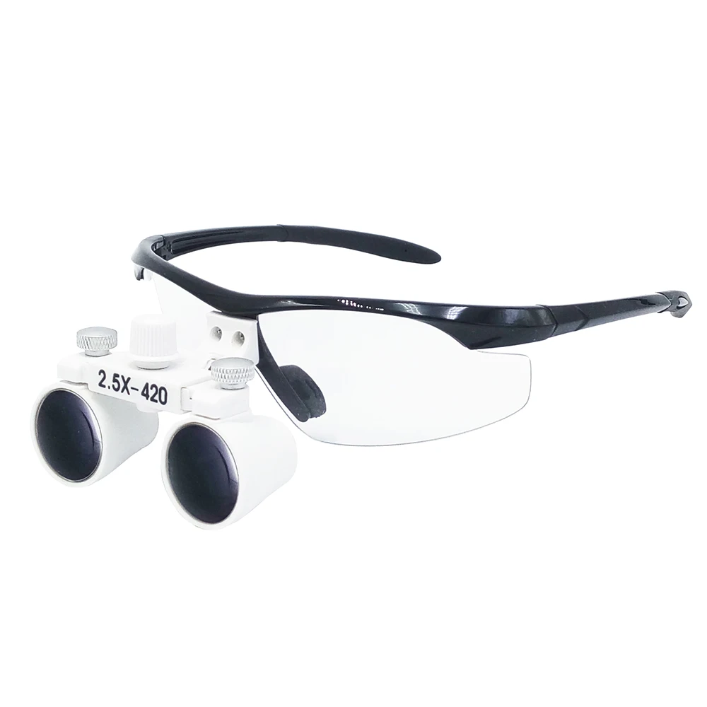 2.5X Anti-fog magnify dental magnifier medical equipment antifog loupes optical glasses Dentist 2.5 times surgical loupe