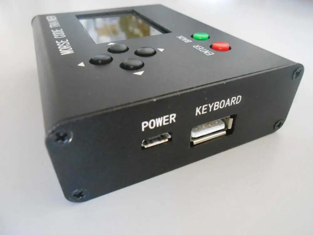LCD Morse Code CW Trainer Ham radio station Morse short-wave station telegraphy