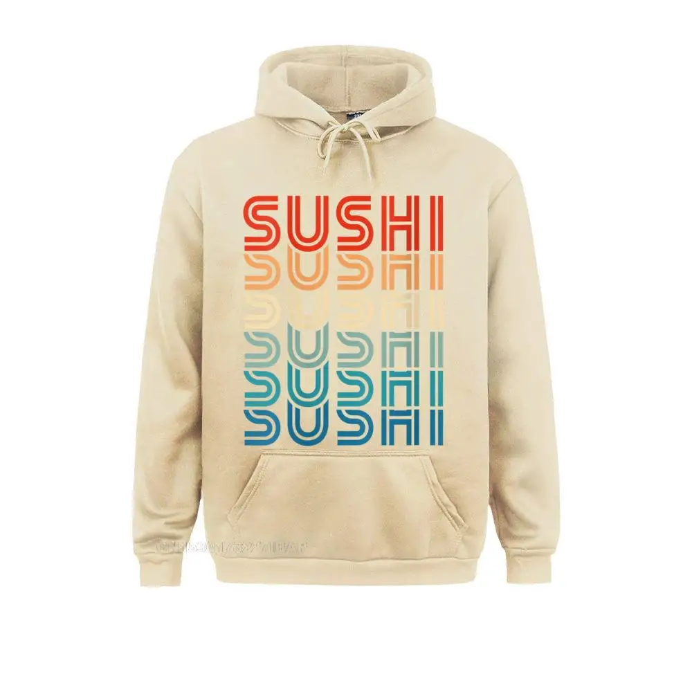 Womens Funny Sushi Retro Vintage Carb Japanese Food Foodie O-Neck Hoodie Hoodies Newest Comfortable Men Sweatshirts Sportswears