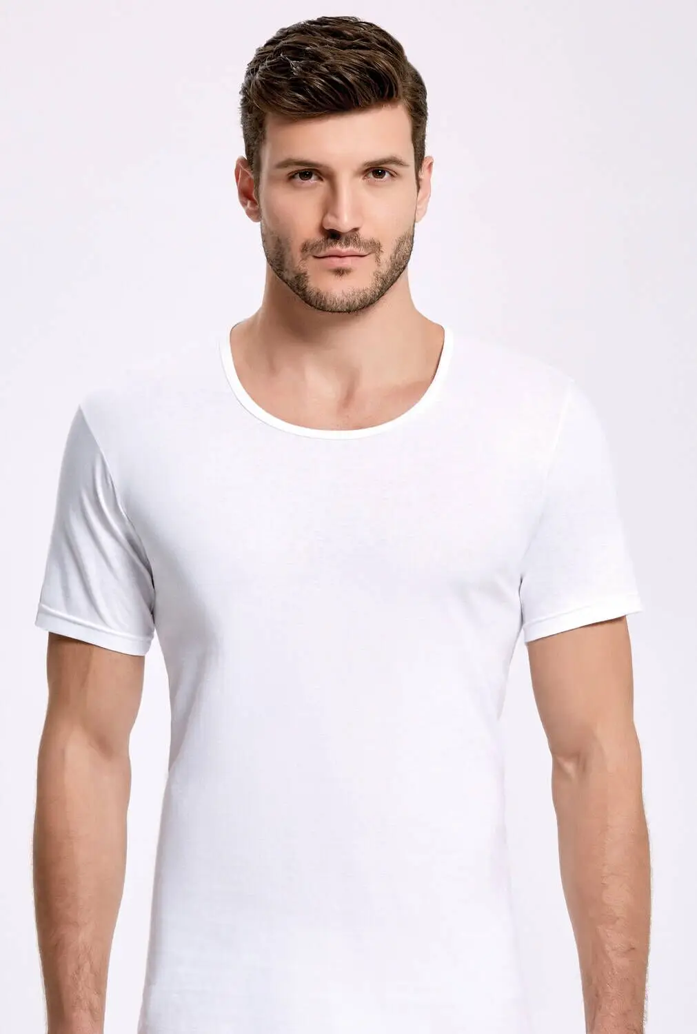 Principle of 1003 White Male Singlet Undershirt 3 PCs