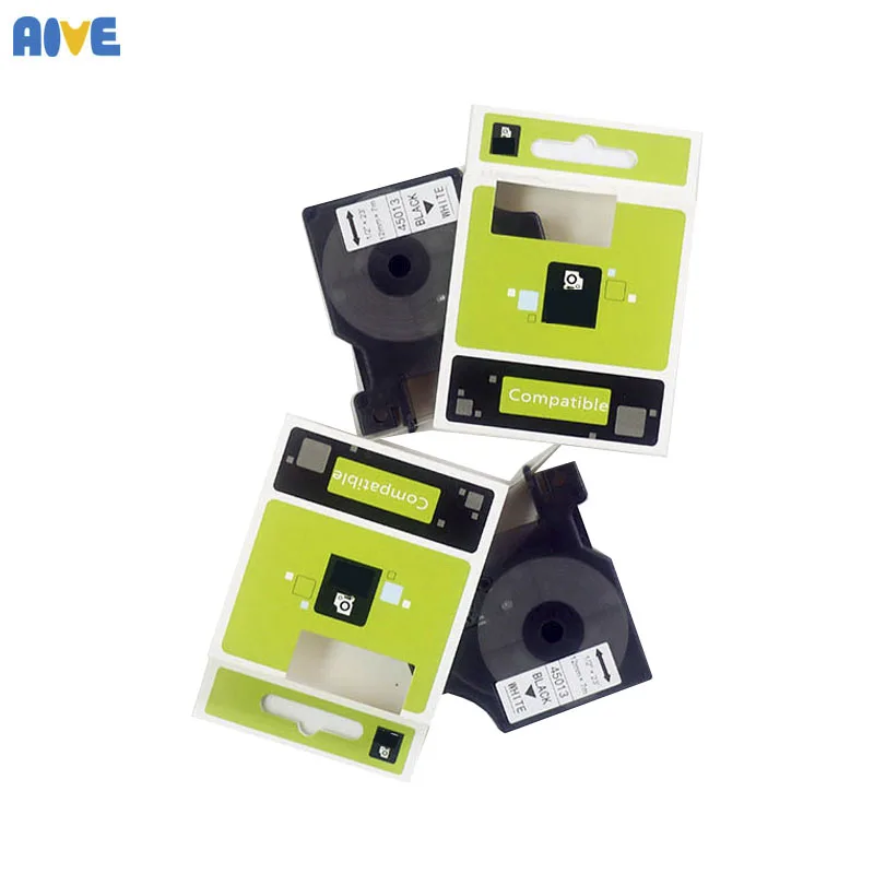 5pcs 6MM Multicolor 43610 43622 43613 43620 black on white Compatible Dymo D1 Label Tapes for Dymo label manager LM220 LM360 PNP