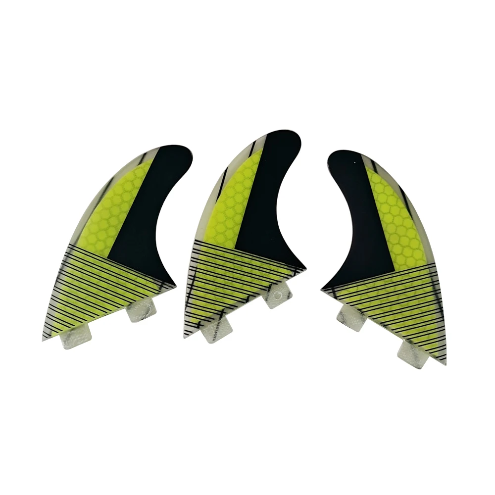 

Surfboard Fibreglass Fin Double Tabs, M Fin, Honeycomb Surf Fin, M Quilhas, Double Tabs