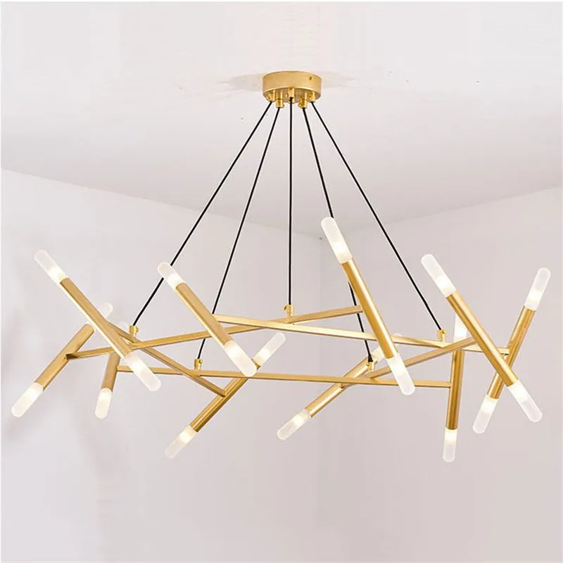 Nordic tree branch chandelier Decoration Modern Design chrome chandelierindoor For Bedroom Dining Room black chandelier lighting