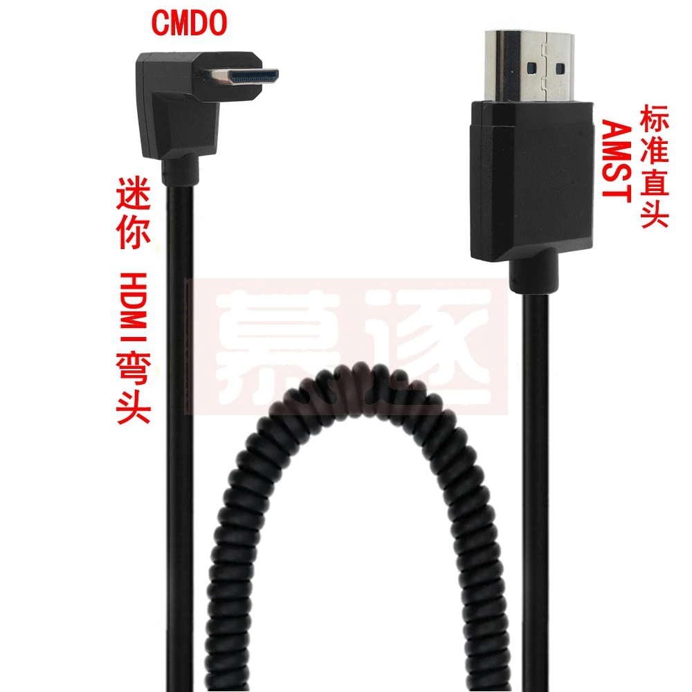 1PCS 3.0mm  4K Super Soft Thin HD-compatible male to Mini HD male Cable for Moto Mobile Phone Tablet 3FT Light-weight Portable