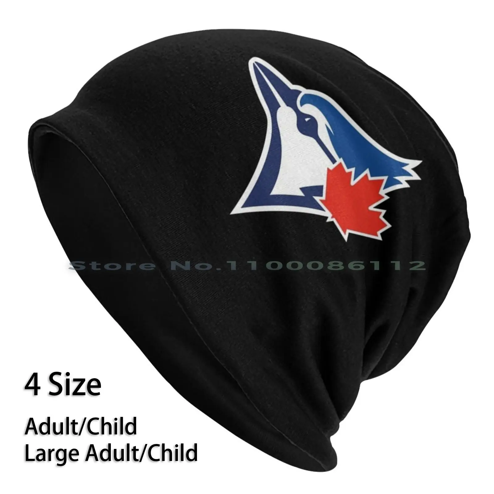 Jays-Toronto beanie czapka z dzianiny Logo niebieska czapka bez ronda czapka z dzianiny prezent na co dzień kreatywny