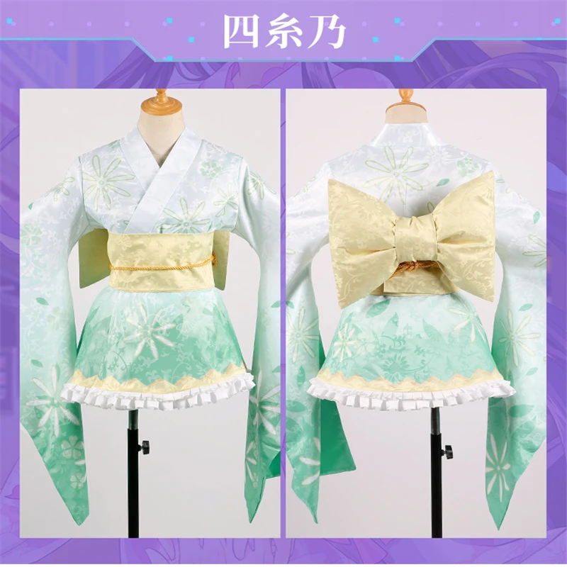 

Anime Cosplay Costume DATE A LIVE Himekawa Yoshino Kimono Yukata Christmas Dress Lolita Dress A