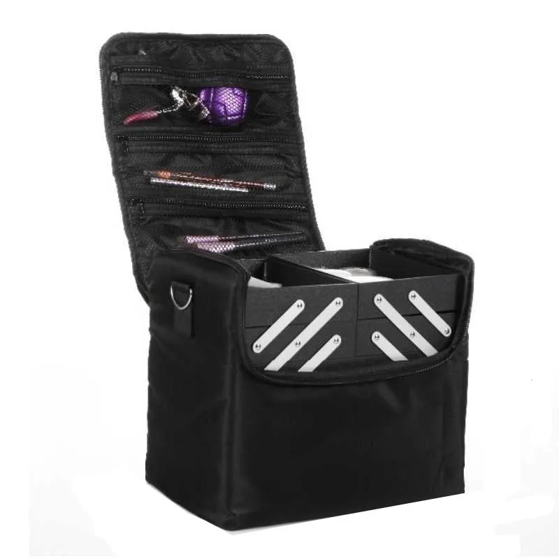 Portable Professional Makeup Nail Tattoo Tool Storage Bag Organizer Cosmetic Beautician Bags Large Capacity