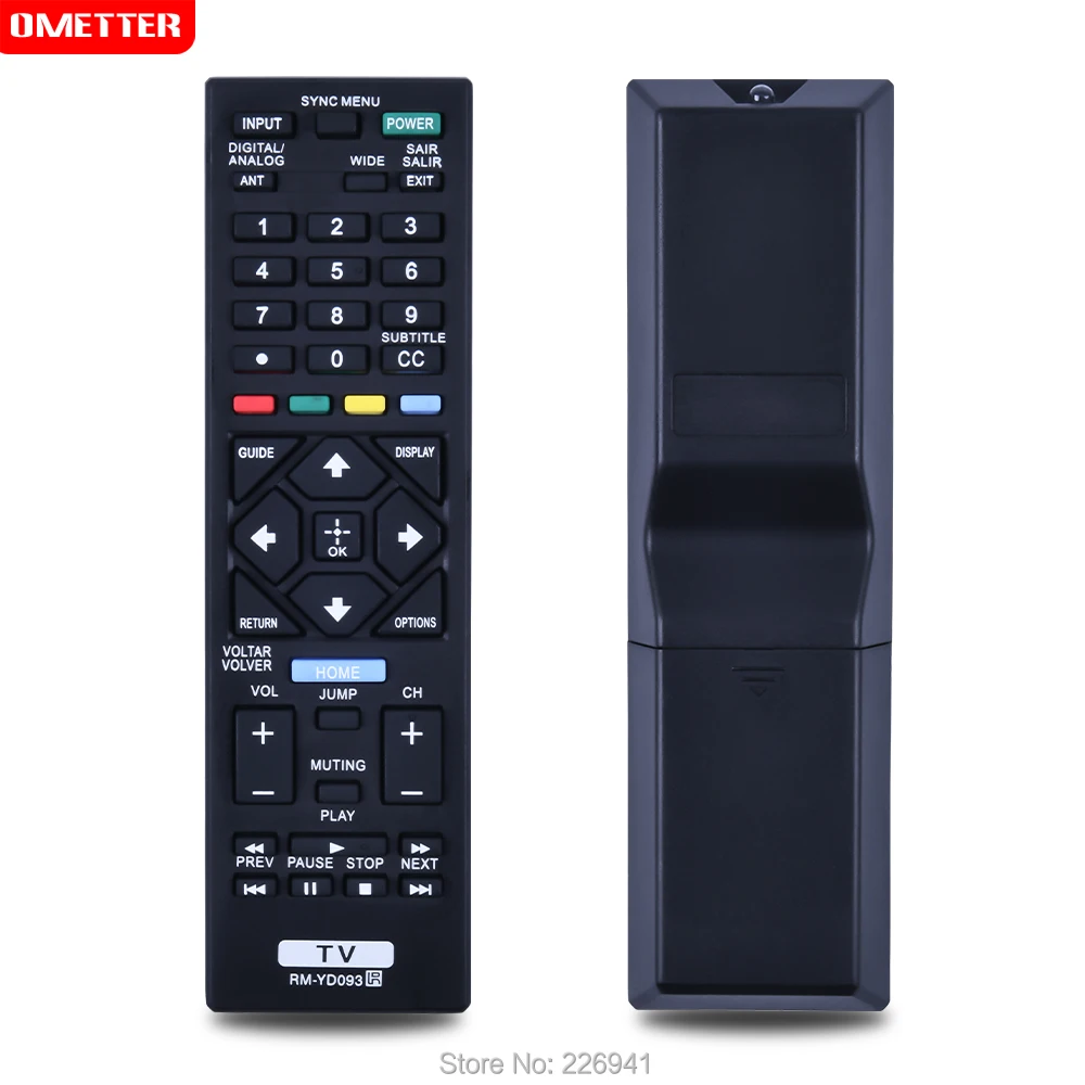 التلفزيون عن بعد التحكم RM-YD093 لسوني LCD/LED TV KDL-24R425A KDL-24R405A KDL-24R407A RMYD093 كونترول Fernbedienung