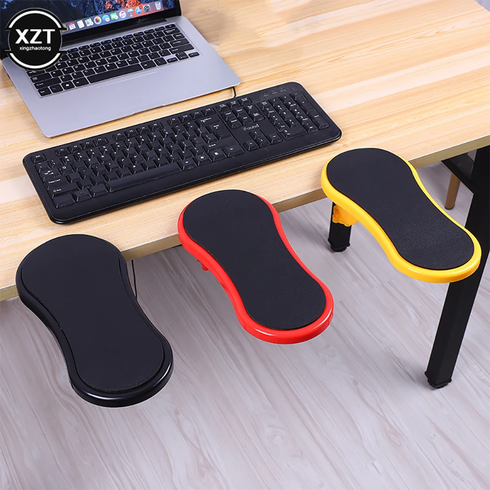 Almofada de braço anexável para mesa do computador, suporte do braço, mouse pads, descanso de pulso, extensor de cadeira, proteção do ombro da mão, mousepad