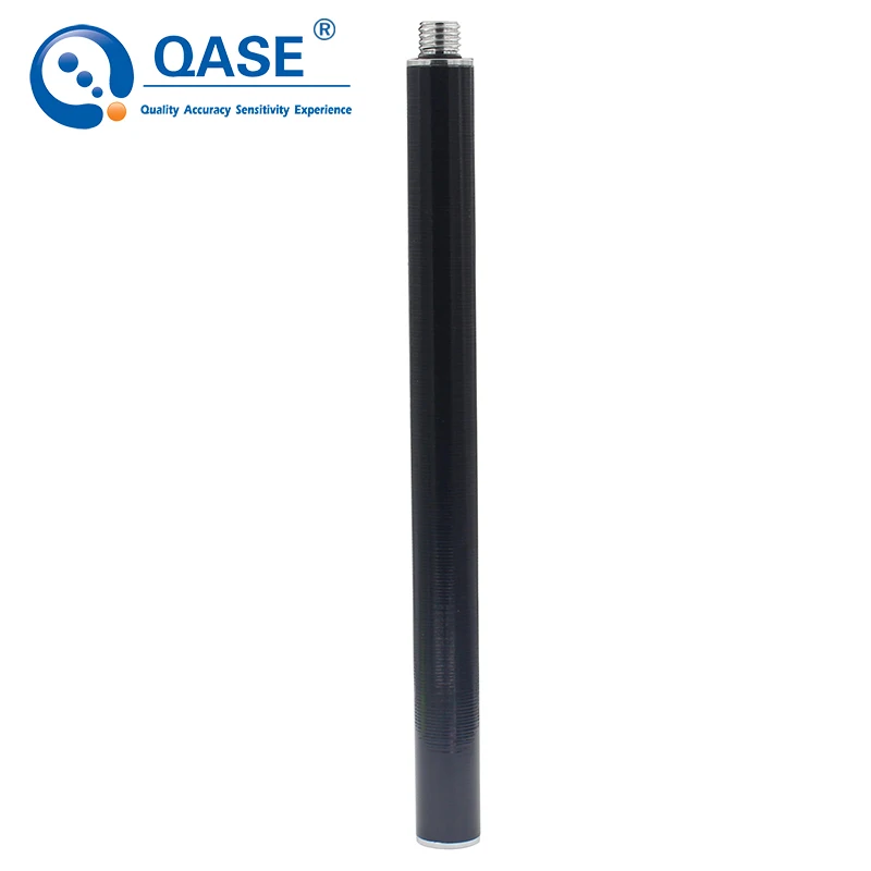 QASE High-strength Ultra-light Carbon Fiber Centering Pole Black GPS Extension Rod Diameter 25mm