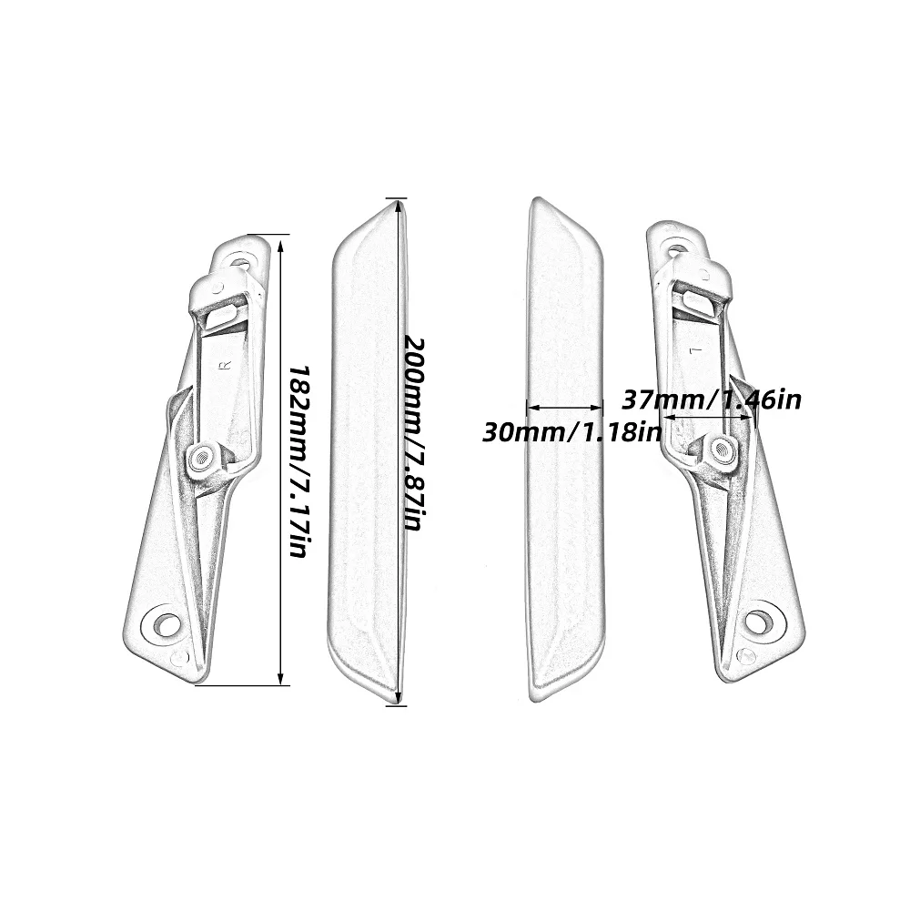 Tira embellecedora de parabrisas para motocicleta, soporte de parabrisas para BMW R1200GS R 1200 GS LC R1250GS R1250 GS ADV