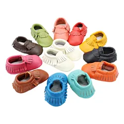 Zapatos de cuna informales de cuero para bebés, primeros pasos para niños pequeños, niñas, niños recién nacidos, caminantes educativos para niños, zapatillas para niños