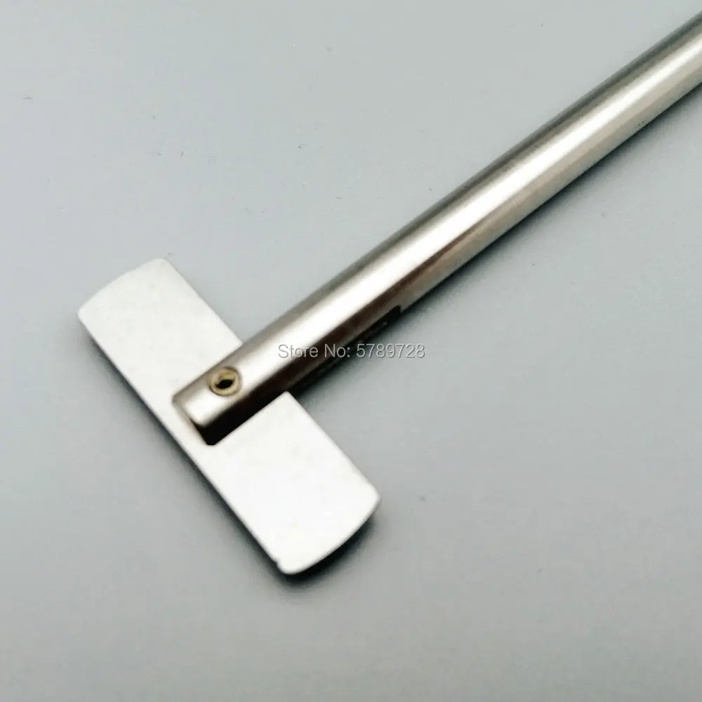 1Pc Lab Rvs Peddel Rechte Beweegbare Mes Gebruikt In Laboratorium Mengen Gereedschap