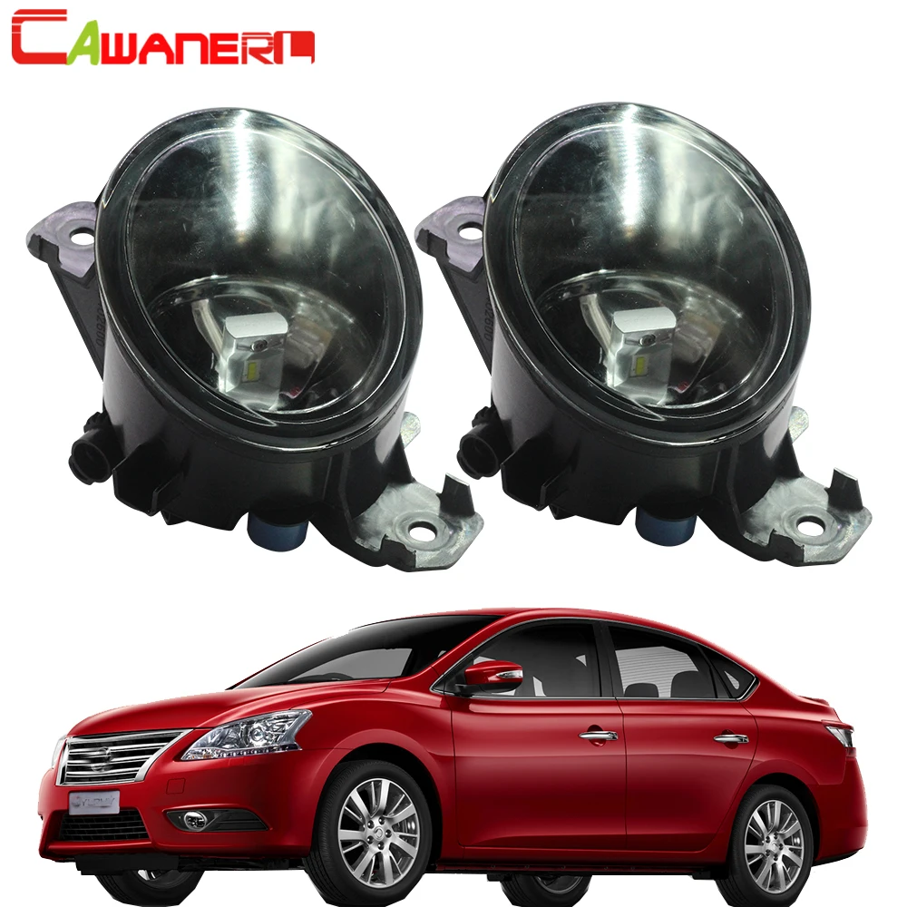 

Cawanerl для Nissan Sylphy 2006 2007 2008 автомобильный передний противотуманный фонарь в сборе, абажур + H8 H11 светодиод/галогенная лампа 12 В, аксессуары