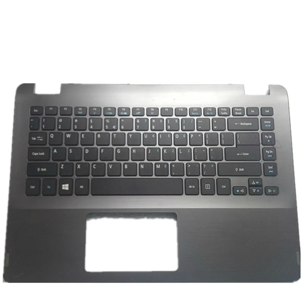 Laptop Keyboard LCD Top Back Cover Upper Case Shell Bottom Case For ACER For Aspire R3-471 R3-471T R3-471TG Black US