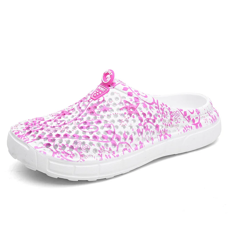 

Cool Jelly Shoes Slip-on Sandals 2020 Women Breath Cool Water Summer Women Outdoor Beach Garden Sandals Slippers Clogs Sandals