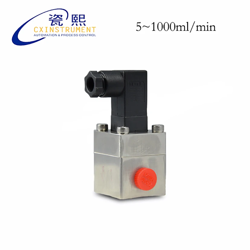 Diesel Flow Meter with 5~1000 ml/min All stainless steel Material Female thread connection 0.2% Accuracy oval gear meter