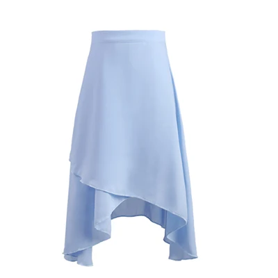 Dames Meisjes Balletrokken Lange wikkelrok van chiffon Balletdansjurk Tule rokken Volwassen polyester danskostuums met veters