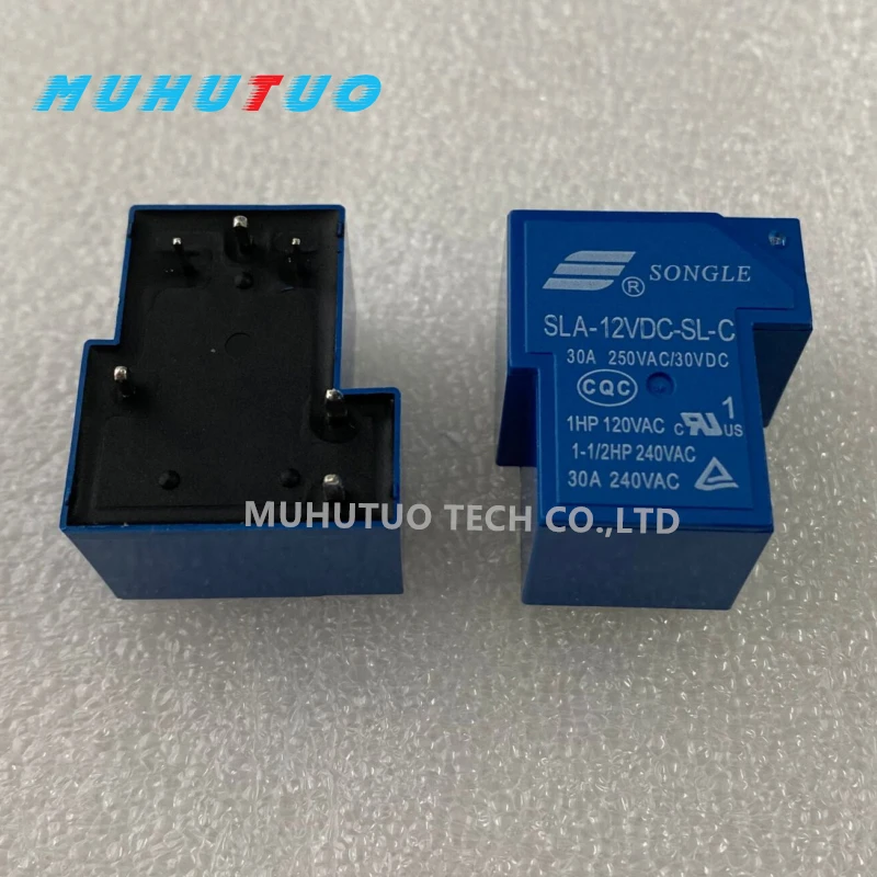 10PCS T90 Relay SLA-05VDC-SL-A SLA-05VDC-SL-C 09VDC 12VDC 24VDC 48VDC-SL-A-C 4/5/6 Pin 30A Power Supply Modul