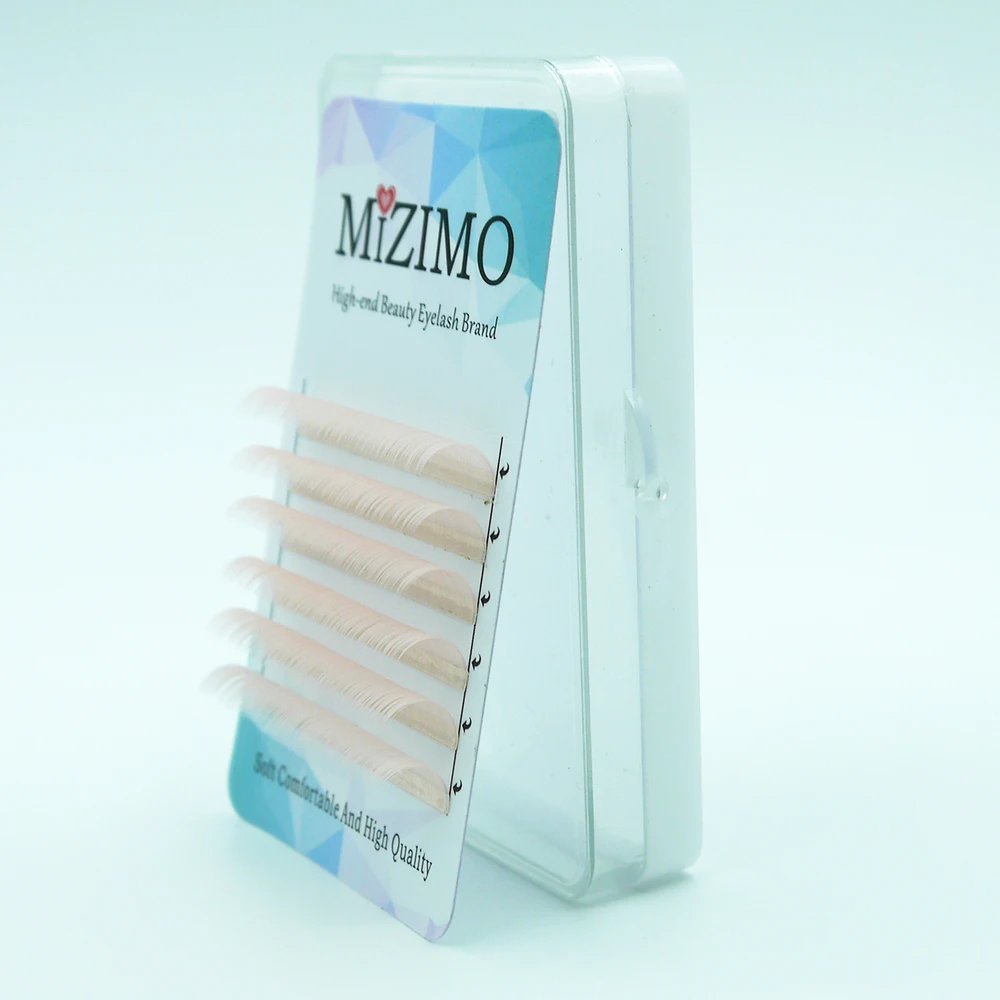 MIZIMO New colour grafted eyelash high quality artificial mink hair false eyelash blue series eyelash extension