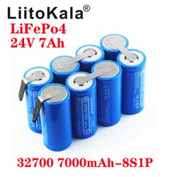 LiitoKala 24V 7Ah 14ah 21ah 32700 7000mAh lii-70A LiFePO4 bateria 35A ciągłe rozładowanie maksymalnie 55A bateria o dużej mocy DIY