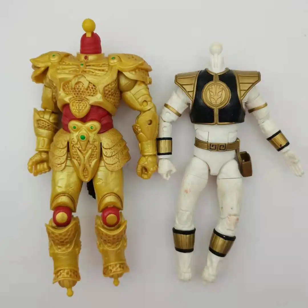 Action Figures White Rangers Goldar Lightning Collection Mighty Morphin 6 Inch Doll Gift Collectibles Movie TV Real No Box