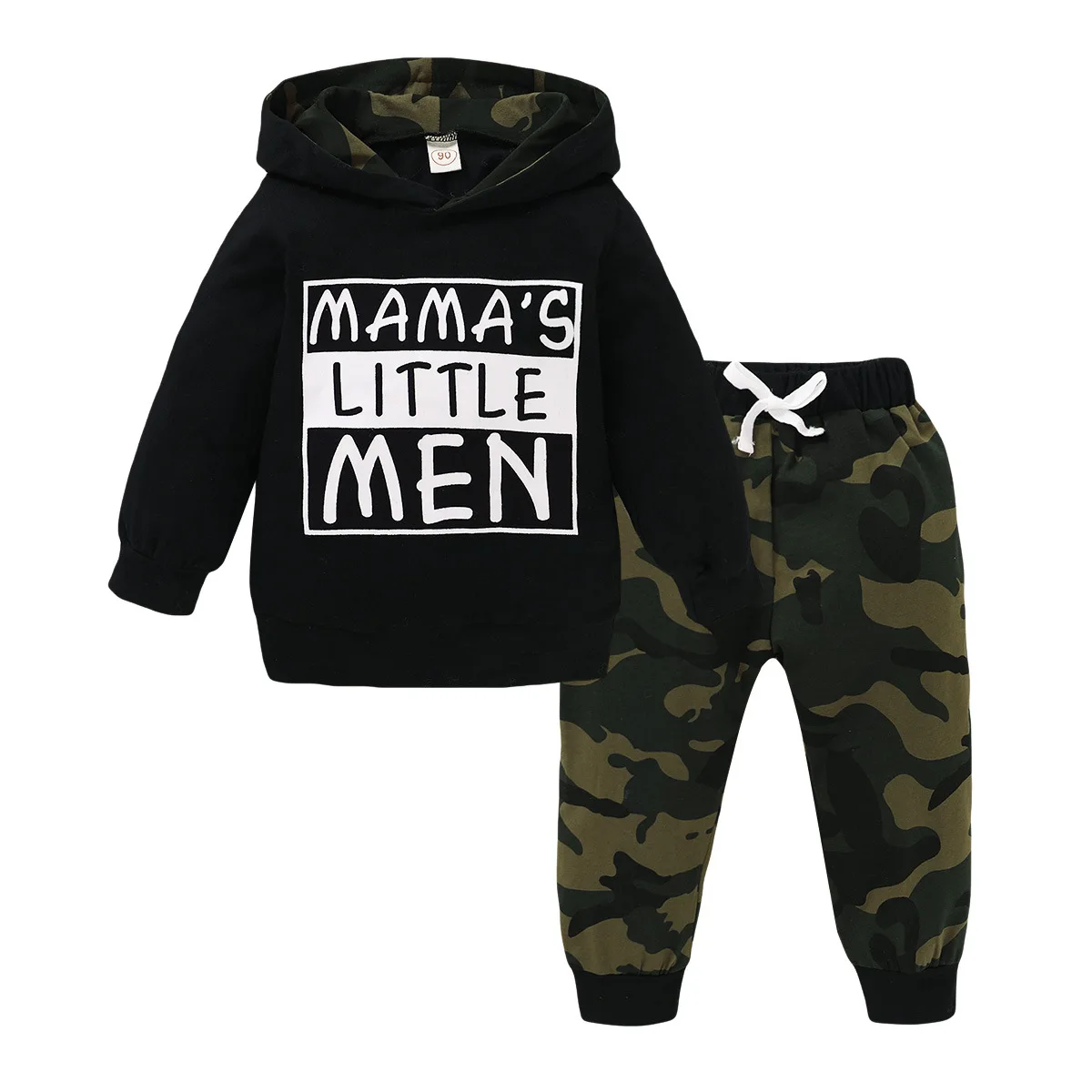 

Fashion Baby Boys Clothes Autumn Winter Infant Clothing Sets Letter Hoodies Camouflage Trousers Toddler Tracksuits Boys Outfits