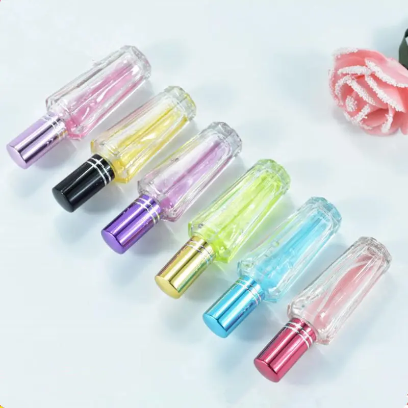 

100Pcs 15ml Glass Spray Bottle Atomizer Perfume Mini Refillable Perfume Bottle Small sample