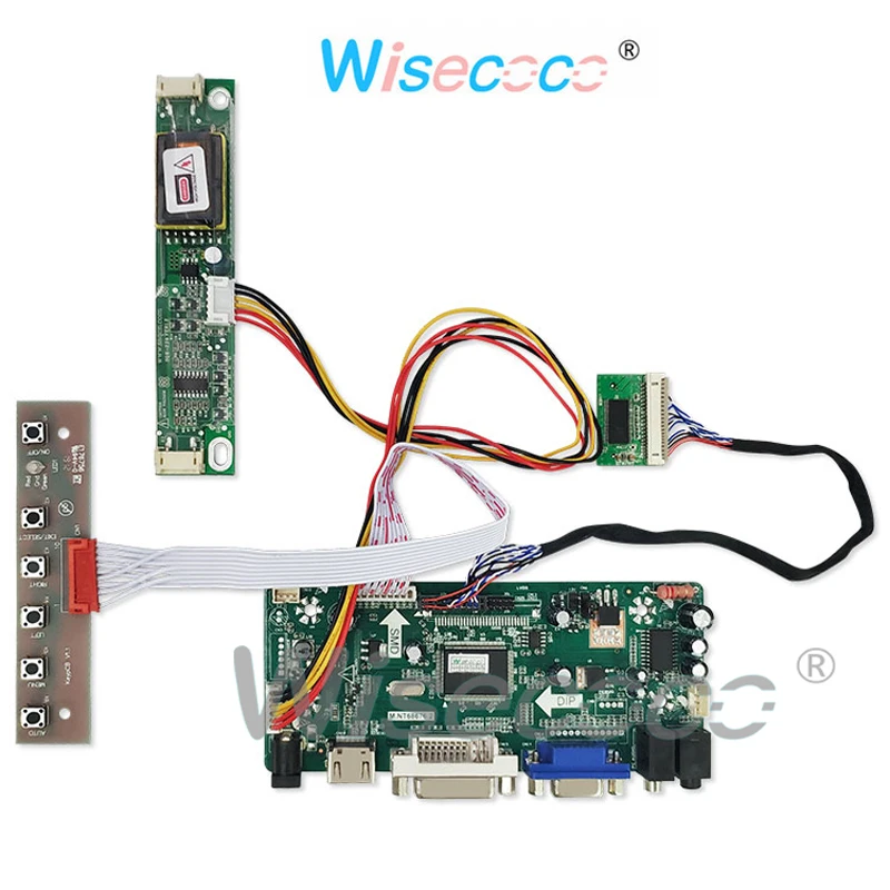 Imagem -04 - Placa de Controle Driver para Produtos Industriais Lvds Vga Speaker Tft 800x600 Pixels 41 Pin 12.1 Polegadas Lcd Tft