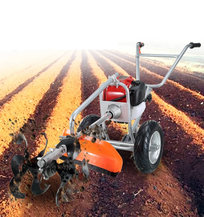 Tweetakt Viertakt Hand Push Grasmaaier