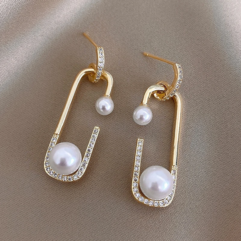 Neue Mode Koreanische Übergroßen Simulierte Perle Ohrringe für Frauen Böhmischen Runde Ball Elegante Hochzeit Ohrringe Schmuck Geschenke – Detail 37