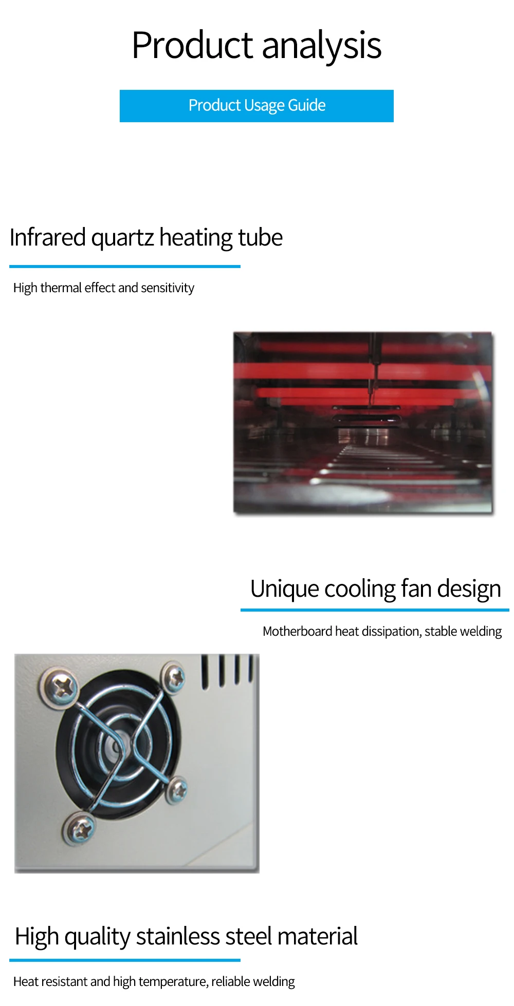 T-962 Infrared IC Heater with smoke channel T962 Desktop Reflow Solder BGA SMD SMT Rework Station T 962