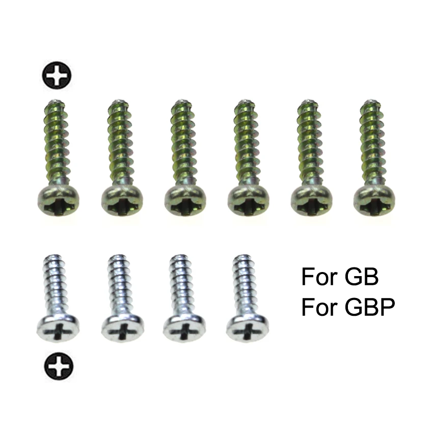 YuXi – Kit de vis en Y à trois ailes pièces/ensemble, pièces de rechange pour Console Gameboy Advance Color pour GB GBA GBC GBP