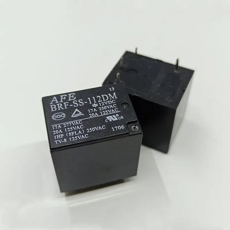 10PCS/LOT  Original New RelaBRF-SS-105DM  5VDC BRF-SS-112DM  12VDC BRF-SS-124DM 24VDC  BRF SS 112DM 12V  5V 24V  4PIN 17A