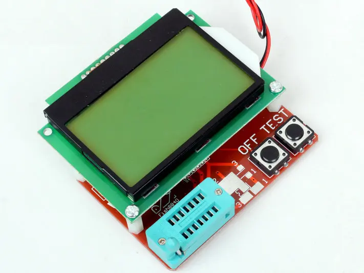 Big LCD Transistor Tester Diode Triode Capacitance ESR Meter MOS/PNP/NPN Mega328