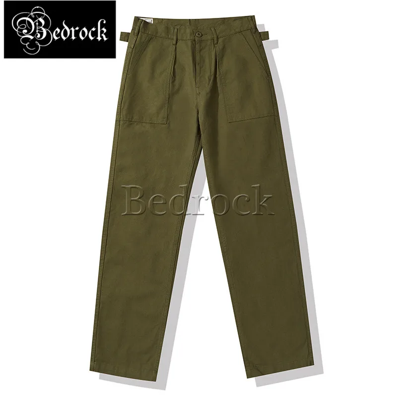 New Japanese-style tooling OKONKWO retro military uniform bread pants men's overalls Amekaji casual trousers