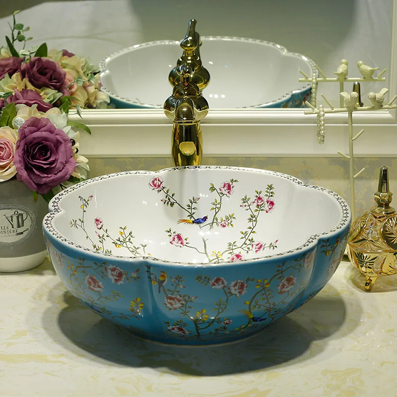 

Chinese wash basin sink bathroom sink bowl countertop Ceramic washbasin bathroom sink