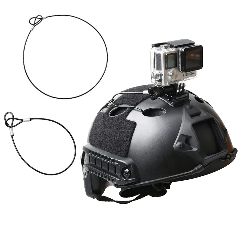 Per Gopro Accessori Cinghia di Blocco cordino Anti-Perso fune metallica da polso 30 cm 60 cm per GO PRO Hero 13 12 DJI OSMO Action Camera Insta