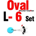 Oval L 6Set