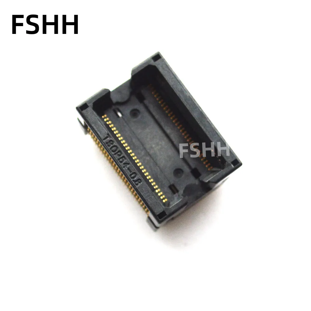 

TSOP54 test socket DDR SDRAM socket 0.8mm pitch 10.2/11.8mm wide