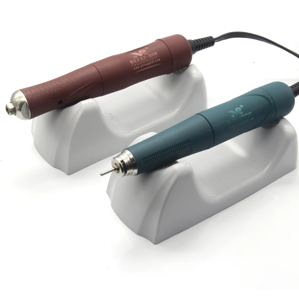 Máquina elétrica da broca do prego, joia sem escova, micromotor com Handpiece dobro, QZ60S, transporte livre, modelo novo, 50,000 rpm, 2020