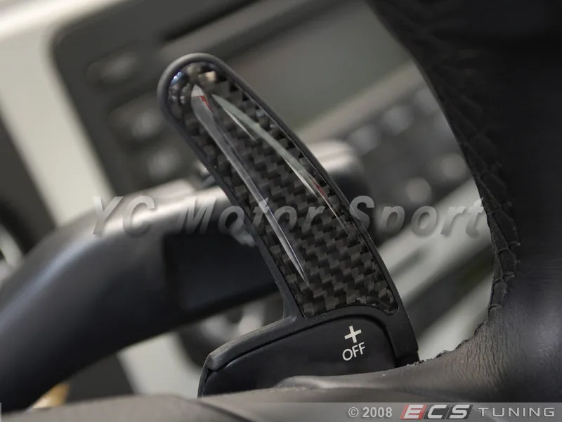 Steering Wheel Shift Paddles Carbon Fiber Black Model Fit For VWscirocco magotan 6 / CC golf GTI R20 Modified Dedicated