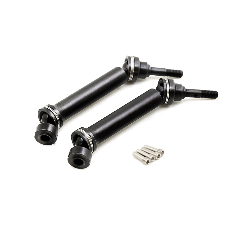 2Pcs Steel Front/Rear CVD Drive Shaft for RC Car Traxxas 1/16 Mini E-Revo Summit SLASH 4WD,7151