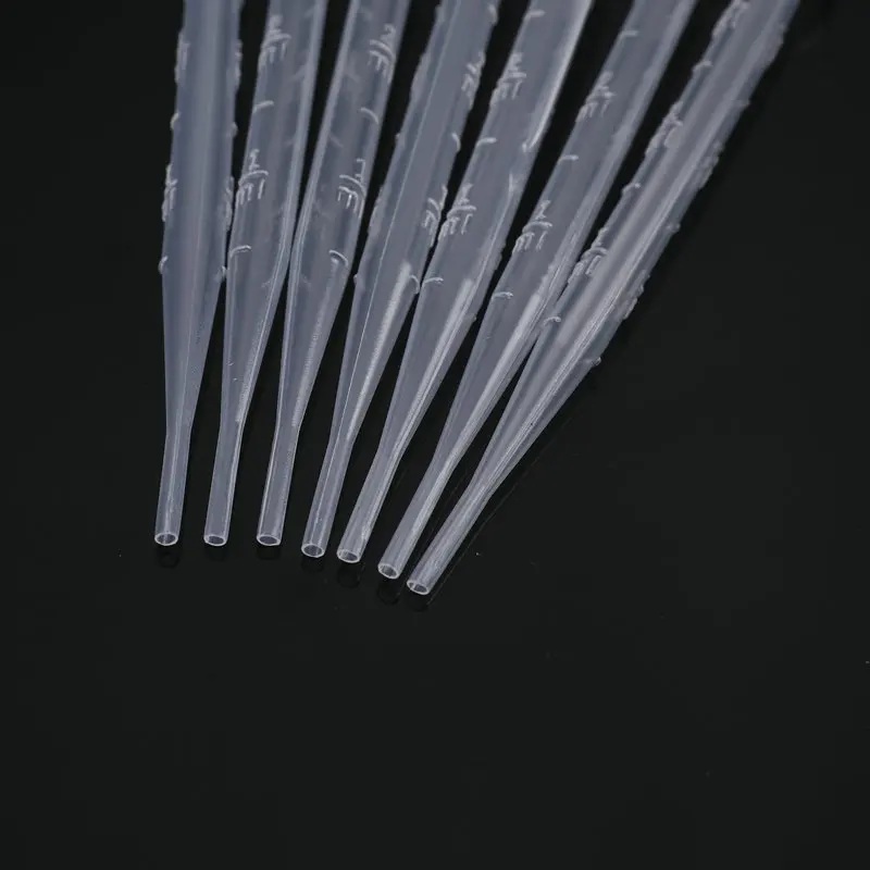 3ML Disposable Pipette Dropper พลาสติกสำเร็จการศึกษาคอนเทนเนอร์ Lab ทดลองอุปกรณ์ห้องปฏิบัติการ Pipettes