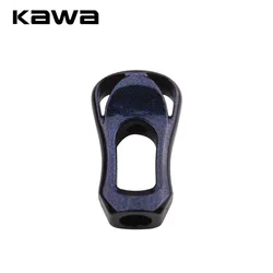 Kawa 2pcs Fishing Reel Handle Carbon Knob Fishing Rocker Accessory Carbon Materails Knob So Light Only 3.7g/pc High Quality