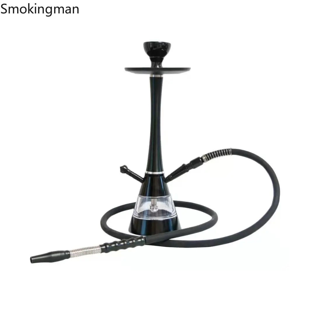 

Aluminum Hookah with Acrylic Bottle Hookah Shisha Wholesale New Design Shisha Narguile