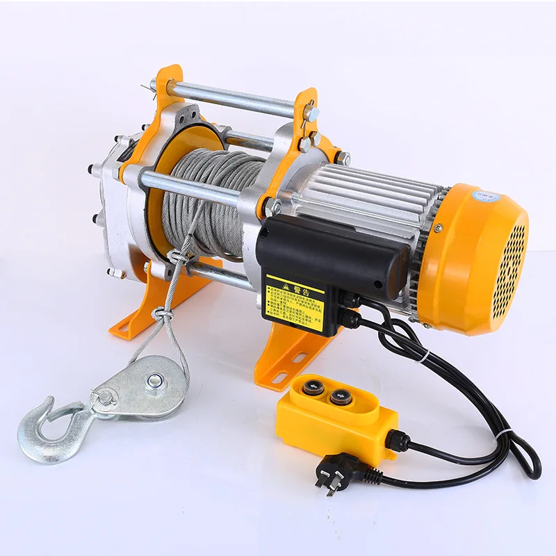 800kg Electric Winch Hoist Crane Auto Lift Multi-function Electric Hoist Household Garage Winch