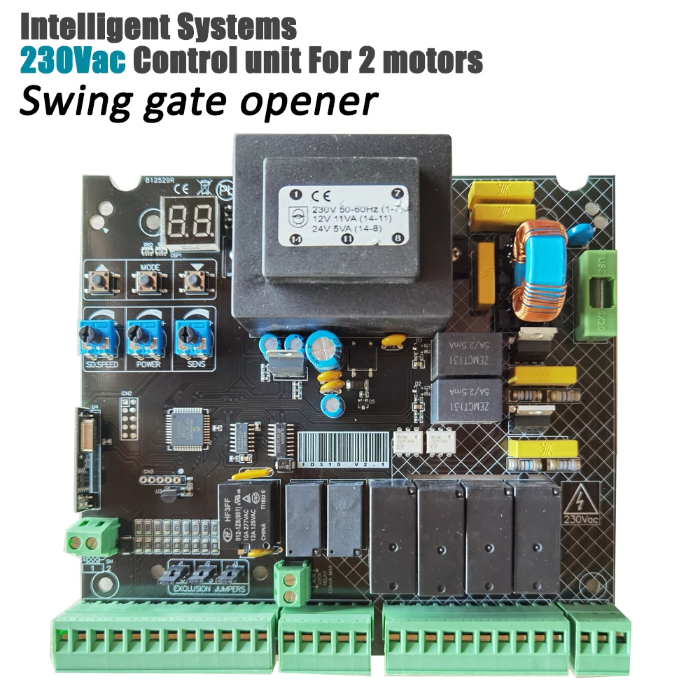 Use 220VAC 110VAC PCB Board Of Automatic Double Arms Swing Gate Opener Control Board Panel Motherboard Card