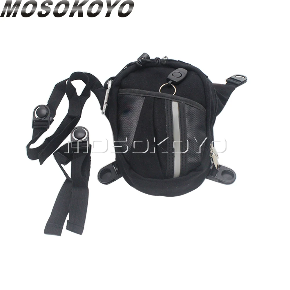 Motorcycle Drop Leg Bag Black Waterproof Nylon Bags Outdoor Riding Casual Waistpack Unisex Fanny Pack Men Women Belt Bag Packs